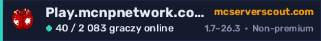 Banner serwera Play.mcnpnetwork.com