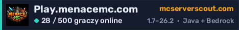 Banner serwera Play.menacemc.com