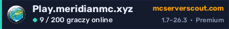Banner serwera Play.meridianmc.xyz
