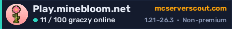 Banner serwera Play.minebloom.net