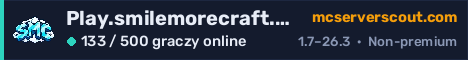 Banner serwera Play.smilemorecraft.com