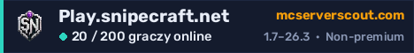 Banner serwera Play.snipecraft.net
