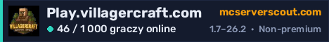 Banner serwera Play.villagercraft.com