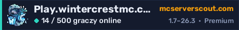 Banner serwera Play.wintercrestmc.com