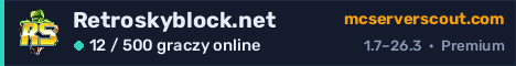 Banner serwera Retroskyblock.net