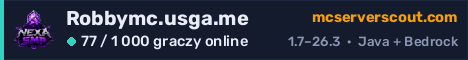 Banner serwera Robbymc.usga.me