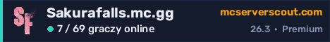 Banner serwera Sakurafalls.mc.gg