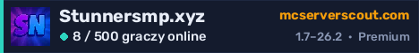 Banner serwera Stunnersmp.xyz
