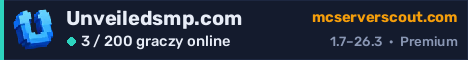 Banner serwera Unveiledsmp.com