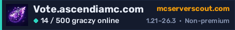 Banner serwera Vote.ascendiamc.com