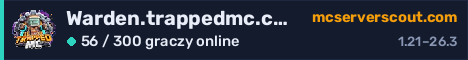 Banner serwera Warden.trappedmc.com