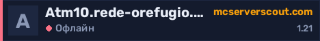 Баннер сервера Atm10.rede-orefugio.com.br