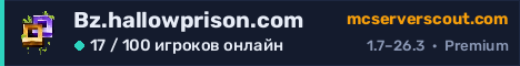 Баннер сервера Bz.hallowprison.com