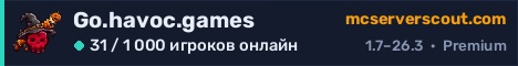 Баннер сервера Go.havoc.games