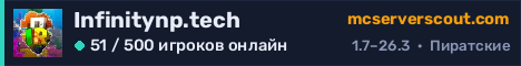 Баннер сервера Infinitynp.tech