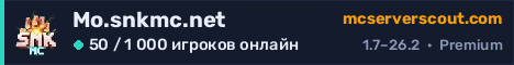 Баннер сервера Mo.snkmc.net