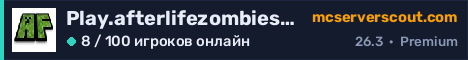Баннер сервера Play.afterlifezombies.com