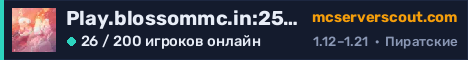 Баннер сервера Play.blossommc.in:25599