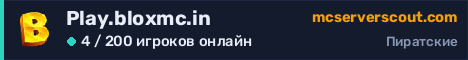 Баннер сервера Play.bloxmc.in
