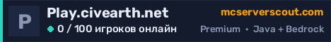 Баннер сервера Play.civearth.net