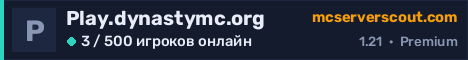 Баннер сервера Play.dynastymc.org
