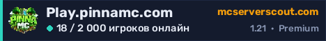 Баннер сервера Play.pinnamc.com