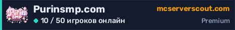 Баннер сервера Purinsmp.com