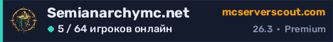 Баннер сервера Semianarchymc.net