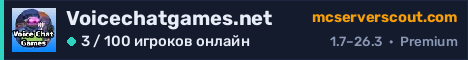 Баннер сервера Voicechatgames.net
