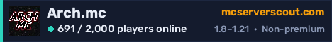 Arch.mc server banner