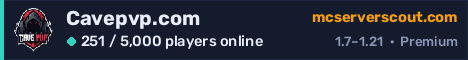 Cavepvp.com server banner