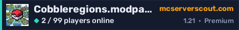 Cobbleregions.modpack.gg server banner