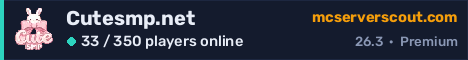 Cutesmp.net server banner