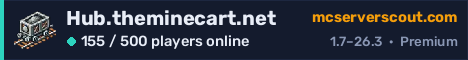 Hub.theminecart.net server banner