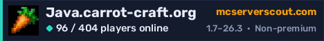 Java.carrot-craft.org server banner