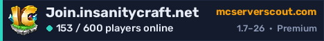 Join.insanitycraft.net server banner