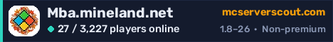 Mba.mineland.net server banner