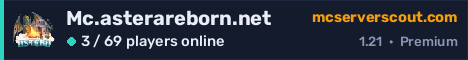 Mc.asterareborn.net server banner