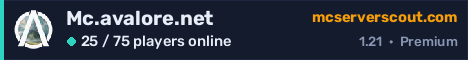 Mc.avalore.net server banner