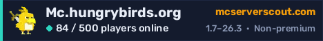 Mc.hungrybirds.org server banner