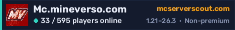 Mc.mineverso.com server banner