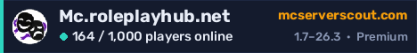 Mc.roleplayhub.net server banner