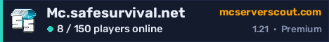 Mc.safesurvival.net server banner