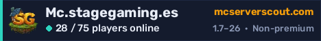 Mc.stagegaming.es server banner