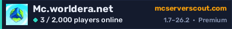 Mc.worldera.net server banner