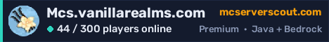Mcs.vanillarealms.com server banner