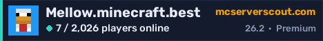 Mellow.minecraft.best server banner