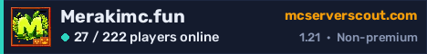 Merakimc.fun server banner