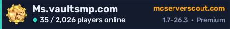 Ms.vaultsmp.com server banner