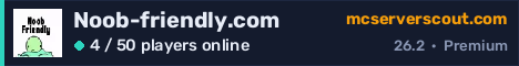 Noob-friendly.com server banner